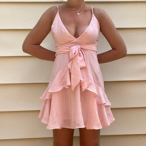 Hello Molly | Dresses | Hello Molly Pink Mini Dress | Poshmark